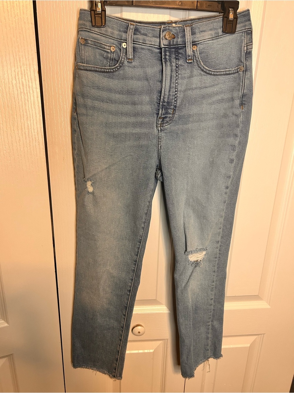 Madewell Women’s Size 26P The Perfect Vintage Jeans Light Wash Distressed